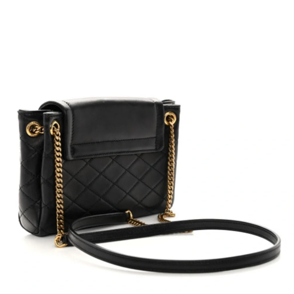 Sold!  SAINT LAURENT Lambskin Quilted Monogram Mini Nolita - Picture 3 of 9
